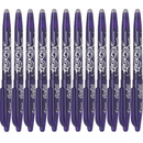 Pilot Frixion Erasable Gel Ink Pen 0.7mm Violet Purple Box 12 622705 (Box 12) - SuperOffice