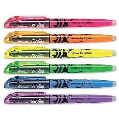 Pilot Frixion Erasable Highlighter 4.0Mm Assorted Pack 6 636134 - SuperOffice