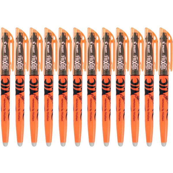 Pilot Frixion Erasable Highlighters 4.0mm Orange Box 12 622635 (Box 12) - SuperOffice