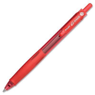 Pilot G-Knock Gel Ink Pen 0.7Mm Red LGK10FRBG - SuperOffice