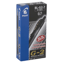 Pilot G2 Gel Ink Pen Retractable 0.7mm Fine Black Box 12 G-2 622509 (Box 12) - SuperOffice