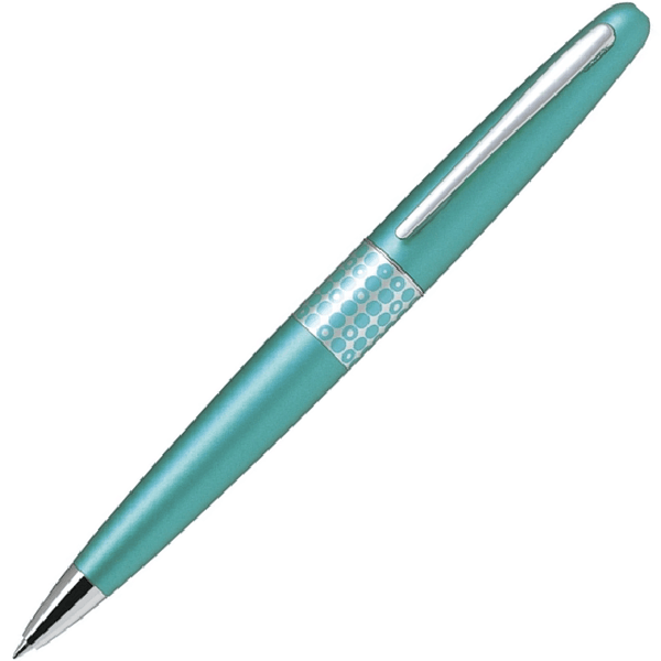 Pilot Metropolitan Ballpoint Pen Aqua Dots Blue Medium Nib Black 624808 - SuperOffice