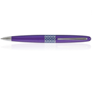 Pilot Metropolitan Ballpoint Pen Ellipse Violet Purple Medium Nib Black 624806 - SuperOffice