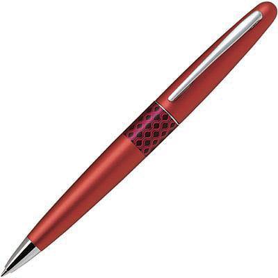 Pilot Mr3 Ballpoint Pen Wave Metallic Medium Black Ink Red Barrel BPMR3MWVB - SuperOffice