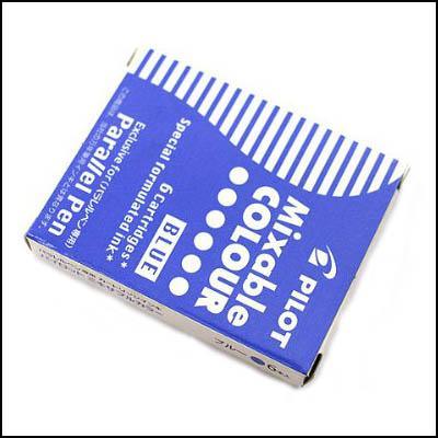 Pilot Parallel Pen Ink Cartridge Blue Pack 6 616109 - SuperOffice
