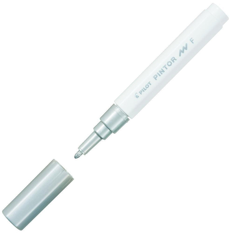 Pilot Pintor Paint Marker Fine Bullet Point 1.0Mm Silver SW-PT-F-S - SuperOffice