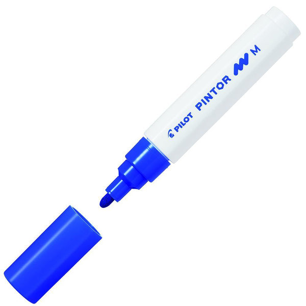 Pilot Pintor Paint Marker Medium Bullet Point 1.4Mm Blue SW-PT-M-L - SuperOffice