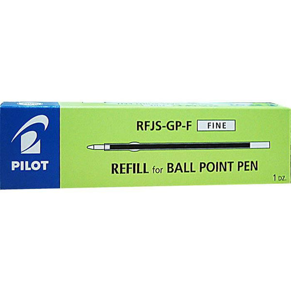 Pilot Rfj-Gp Ballpoint Refill Fine 0.7Mm Black Box 12 623606 - SuperOffice