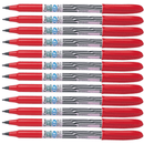 Pilot Scan-Ef Super Colour Permanent Marker Bullet Extra Fine 2.0Mm Red Box 12 603603 - SuperOffice