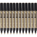 Pilot Super Colour Permanent Marker Medium 4.5mm Gold Box 12 605611 (Box 12) - SuperOffice
