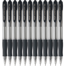 Pilot Super Grip Retractable Ballpoint Pen Medium 1.0mm Black Box 12 BPGP10RMB (Black Med Box 12) - SuperOffice