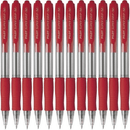 Pilot Super Grip Retractable Ballpoint Pen Medium 1.0mm Red Box 12 BPGP10RMR (Red Med Box 12) - SuperOffice