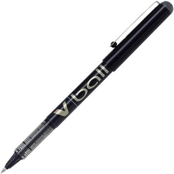 Pilot V Ball Pen Extra Fine 0.5Mm Black BL-VB5BLK - SuperOffice