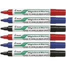 Pilot Wytebord Whiteboard Marker Bullet Point 4.0Mm Assorted Wallet 6 615266 - SuperOffice