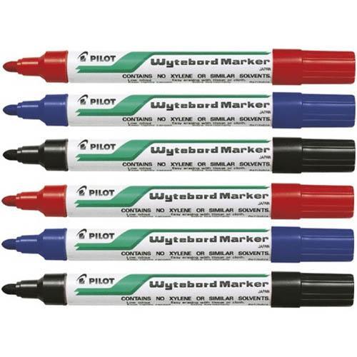 Pilot Wytebord Whiteboard Marker Bullet Point 4.0Mm Assorted Wallet 6 615266 - SuperOffice