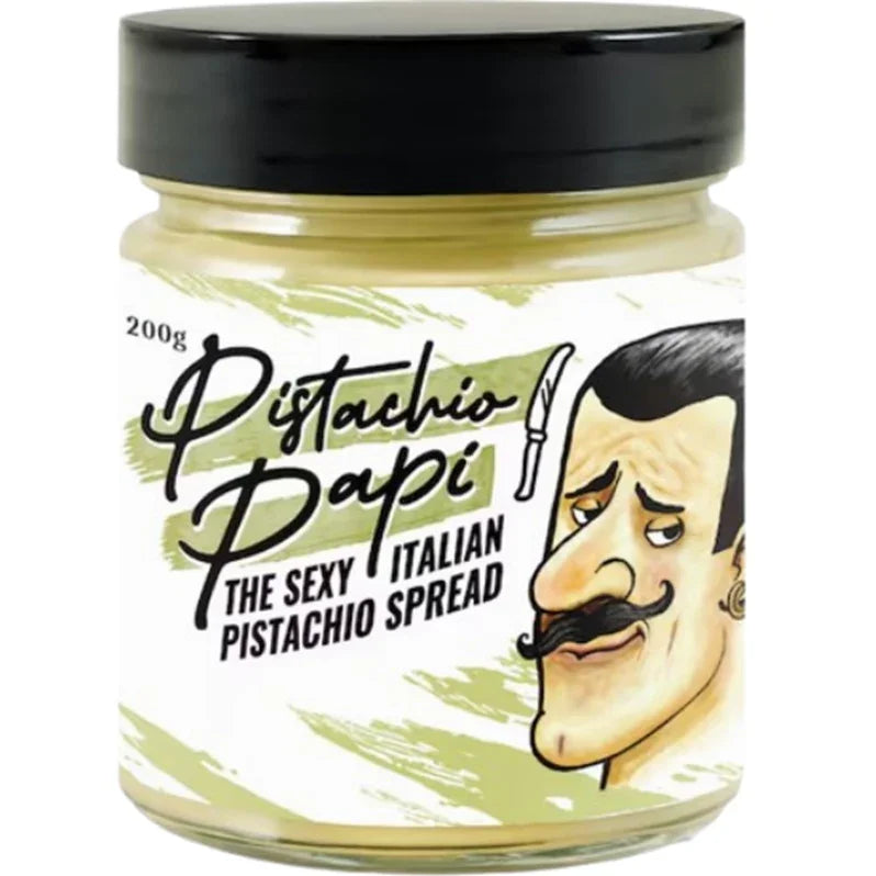 Pistachio Papi Smooth Spread Italian 200g Made In Italy 12 Pack Bulk PPSSMO200 SMOOTH (12 Pack) - SuperOffice