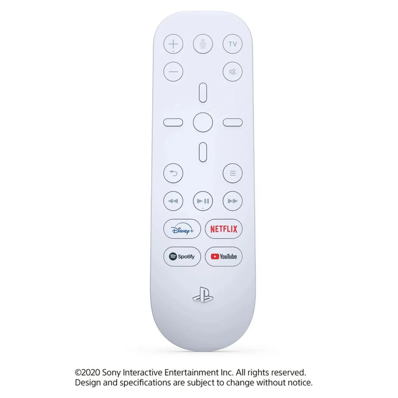PlayStation 5 PS5 PlayStation 5 Media Remote Wireless White 155593 - SuperOffice