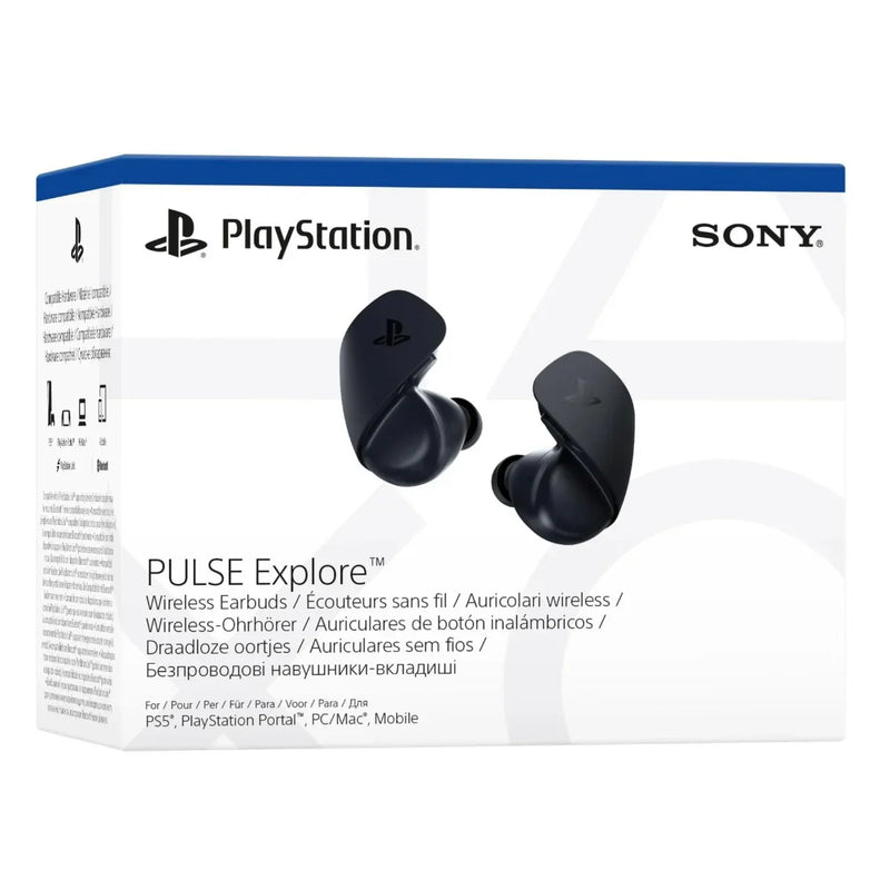 PlayStation 5 PS5 Pulse Explore Wireless Earbuds Midnight Black 169467 - SuperOffice