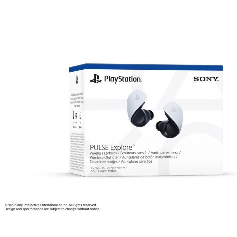 PlayStation 5 PS5 Pulse Explore Wireless Earbuds White 166590 - SuperOffice