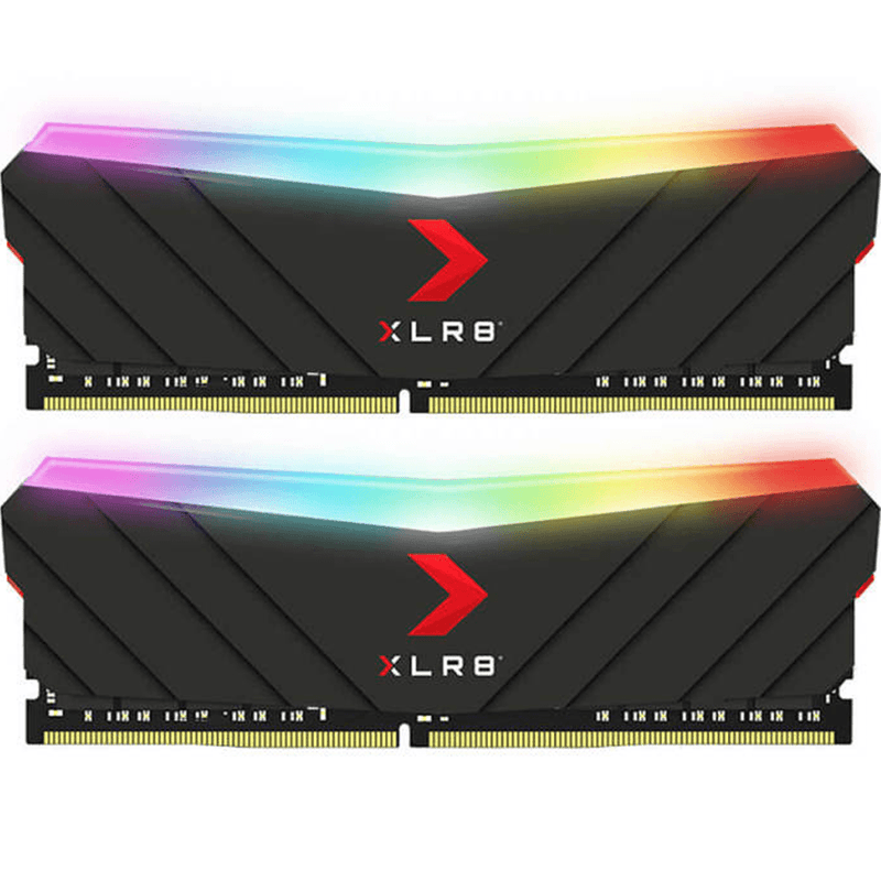 PNY 16GB (2x8GB) XLR8 Gaming Memory Epic-X 4000MHz Desktop DDR4 RGB MD16GK2D4400018XRGB - SuperOffice