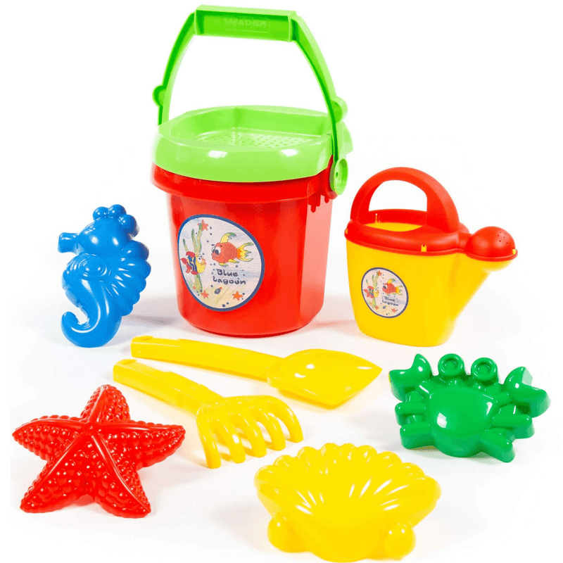 Polesie Kids Beach Sand Pit Play Toy Set Rake Bucket Shapes 38524 - SuperOffice