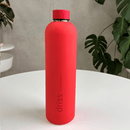 Porter Green Driss Water Bottle Double Wall Insulated Hot/Cold Stainless Steel 1L Sakai Red ND016 (Red Sakai) - SuperOffice