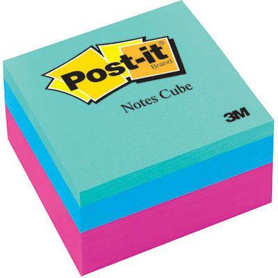 Post-It 2027Rcr Note Cube 76 X 76Mm Summer Brights 70005249134 - SuperOffice