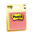Post-It 6300 Lined Notes 76 X 76Mm Neon Pack 3 70005249050 - SuperOffice