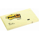 Post-It 635 Lined Notes 76 X 127Mm Yellow 70005139293 - SuperOffice