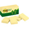 Post-It 653-Rp 100% Recycled Greener Notes 35 X 48Mm Yellow Pack 12 70005054443 - SuperOffice