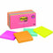Post-It 654-14An Notes 76 X 76Mm Neon Value Pack 12 With 2 Bonus Pads 70005249266 - SuperOffice