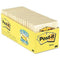 Post-It 654-18Cp Original Notes 76 X 76Mm Yellow Cabinet Pack 18 65418CP - SuperOffice