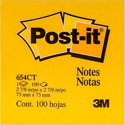Post-It 654-Ct Notes 73x73m Neon Citrus Sticky 70016074083 - SuperOffice
