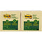 Post-It 654-Rp 100% Recycled Greener Notes 73 X 73Mm Yellow Pack 12 70005056554 - SuperOffice