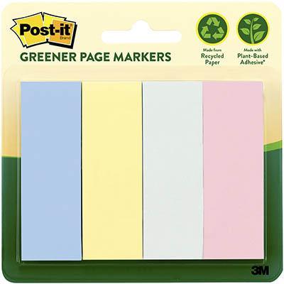 Post-It 671-4Rp-A Greener Page Markers 25 X 76Mm Helsinki Pack 4 70005255446 - SuperOffice