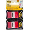 Post-It 680-Rd2 Flags Red Twin Pack 100 70071206067 - SuperOffice