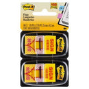 Post-It 680-Sh2 Message Flags Sign Here Yellow Twin Pack 100 70071364031 - SuperOffice