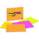 Post-It 6845-Sspl Super Sticky Lined Notes 149 X 200Mm Rio De Janeiro Pack 4 6845SSPL - SuperOffice