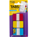 Post-It 686-Ryb Durable Tabs 3 Colours Red Blue Yellow Pack 66 70071493335 - SuperOffice