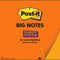 Post-It Bn15 Super Sticky Big Note 381 X 381Mm Orange 30 Sheets BN15 - SuperOffice