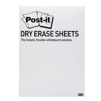 Post-It Dry Erase Sheets 177 X 288Mm Pack 15 DEFPACKREG - SuperOffice