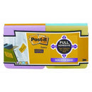 Post-It F33012Ssau Super Sticky Full Adhesive Notes 76 X 76Mm Ultra Colour Pack 12 70005252328 - SuperOffice