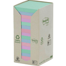 Post-It Notes Pastel Colours 76x76mm Square 16-Pack Pads 100% Recycled UU009543966 - SuperOffice