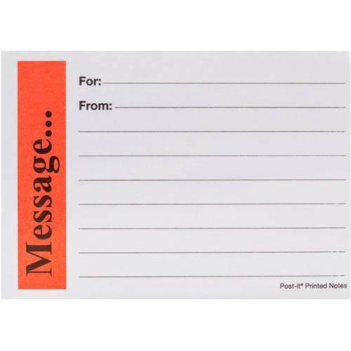 Post-It Pm03 Message Notes 74 X 104Mm White AB010577406 - SuperOffice