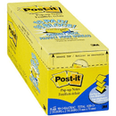 Post-It R330-18Cp Pop-Up Notes 76x76mm Yellow Cabinet Pack 18 70071358850 - SuperOffice