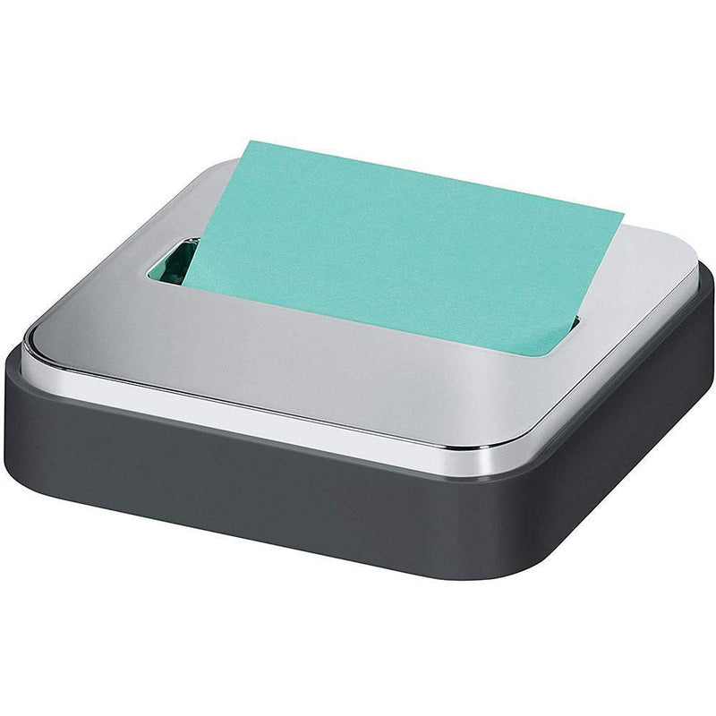 Post-It Stl-330-B Pop-Up Note Dispenser Steel Top Charcoal Grey STL-330-B - SuperOffice