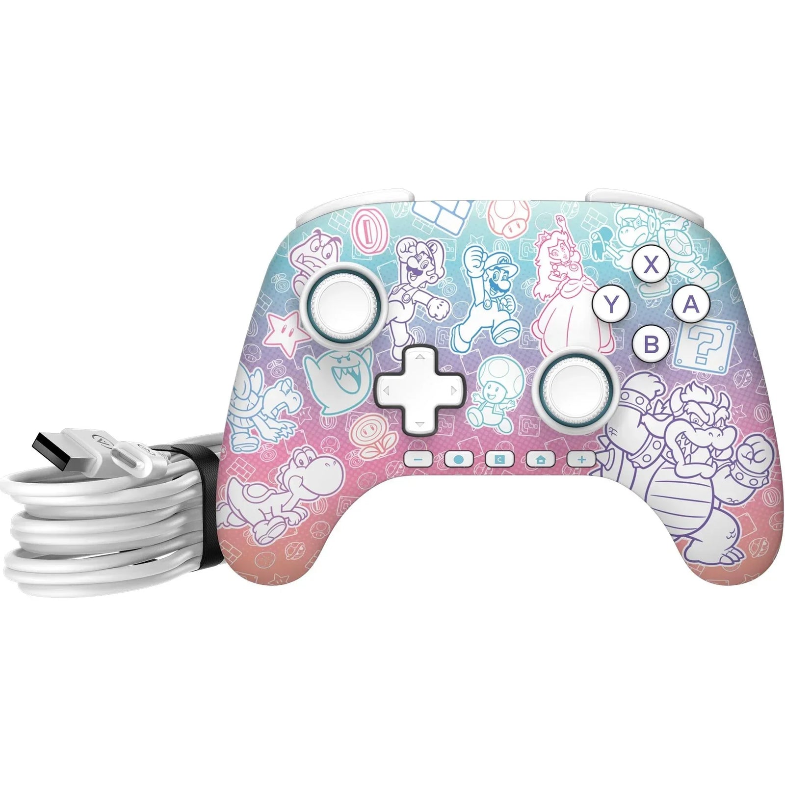 PowerA Advantage Wired Controller Nintendo Switch 2 Mushroom Kingdom ...