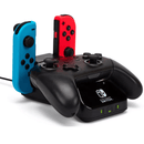PowerA Charging Station for Nintendo Switch Joy Con & Pro Controller Black 1525991-01 - SuperOffice