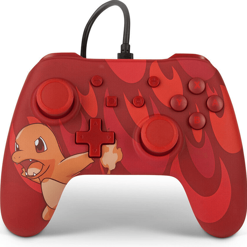 PowerA Core Plus Wired Controller for Nintendo Switch Charmander Blaze Red 1511625-02 - SuperOffice