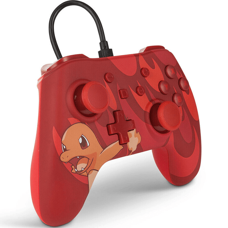 PowerA Core Plus Wired Controller for Nintendo Switch Charmander Blaze Red 1511625-02 - SuperOffice